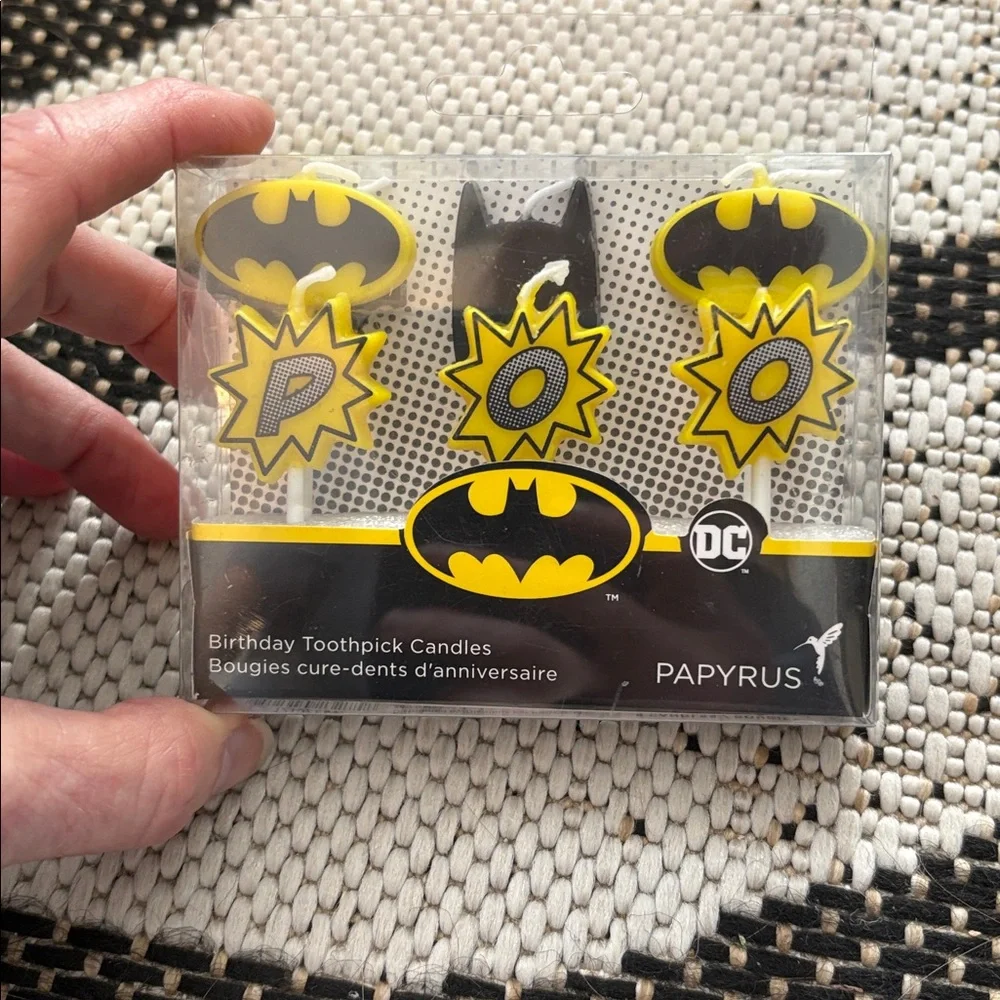 🆕Papyrus Batman Cupcake Candles